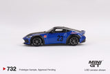 PREORDER MINI GT 1/64 Nissan Z LB★NATION WORKS Serian Blue MGT00732-L (Approx. Release Date : JUNE 2024 subject to manufacturer's final decision)