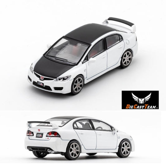 DCT 1/64 Honda Civic FD2 White / Black LL-021-90