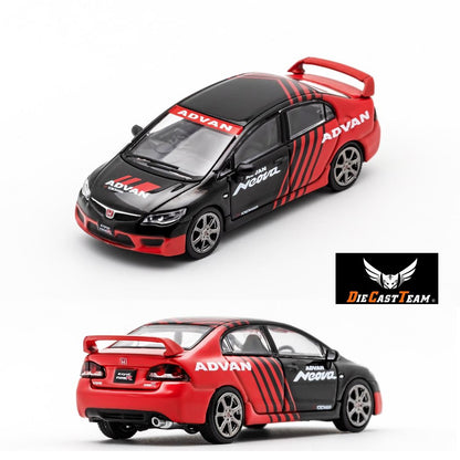 DCT 1/64 Honda Civic FD2 Advan LL-021-91