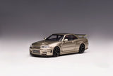 PREORDER MOTORHELIX 1/64 NISSAN SKYLINE GT-R (R34) Z-TUNE - Jade Green (Approx. Release Date: MAY 2024 and subject to the manufacturer's final decision)