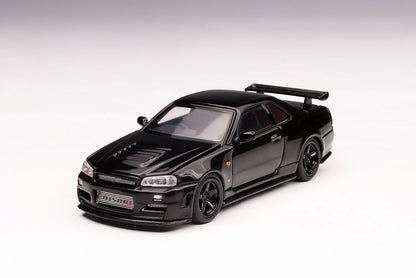 MOTORHELIX 1/64 NISSAN SKYLINE GT-R (R34) Z-TUNE - Pearl Black