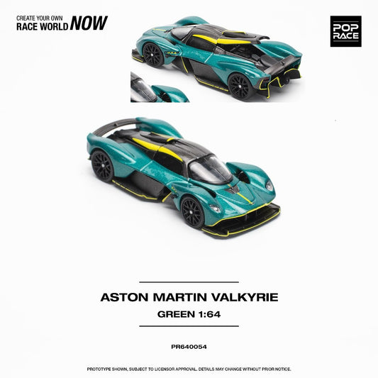 POPRACE 1/64 Aston Martin Valkyrie - Viridian Green PR640054