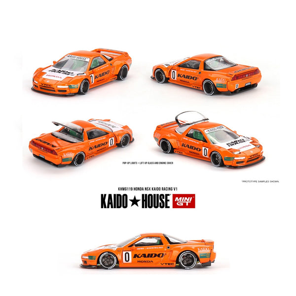 PREORDER MINI GT x Kaido House 1/64 Honda NSX Kaido Racing V1 KHMG119 (Approx. Release Date : Q2 2024 subject to manufacturer's final decision)