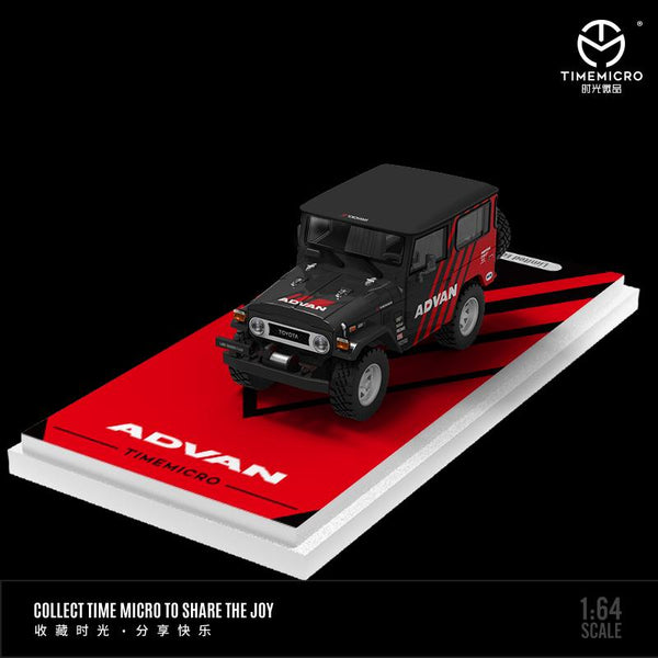 PREORDER TIME MICRO 1/64 Toyota FJ40 ADVAN TM645203 (Approx. Release Date: MAY 2024 and subject to the manufacturer's final decision)