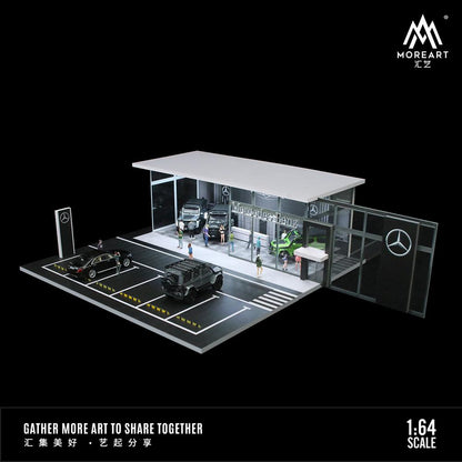 MOREART 1/64 MERCEDES BENZ SHOWROOM MO936004