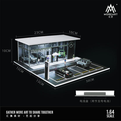 MOREART 1/64 MERCEDES BENZ SHOWROOM MO936004
