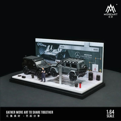 MOREART 1/64 AUTOMOBILE REPAIR WORKSHOP - Mercedes-Benz MO901206