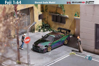 PREORDER FUJI 1/64 Skyline GT-R R34 Nismo Z-Tune High Wing - Magic Purple Green  with golden wheel (Approx. Release Date: MAY 2024 and subject to the manufacturer's final decision)