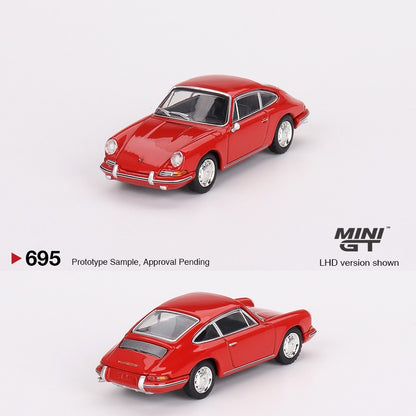 MINI GT 1/64 Porsche 901 1963 Signal Red LHD MGT00695-L