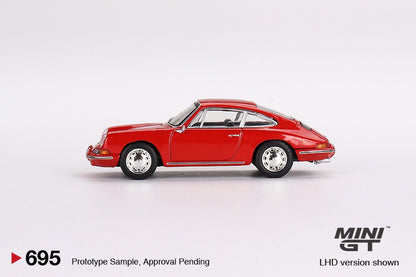 MINI GT 1/64 Porsche 901 1963 Signal Red LHD MGT00695-L