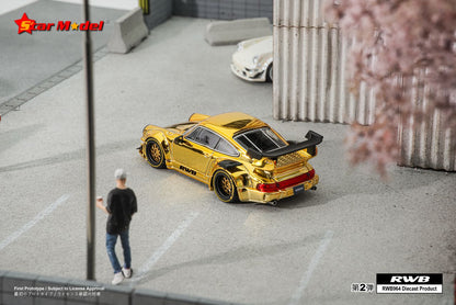 Star Model 1/64 RWB 964 GT Wing - Gold