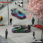 PREORDER Star Model 1/64 RWB 993 GT Wing - Magic Purple/Green (Approx. Release Date: MAY 2024 and subject to the manufacturer's final decision)