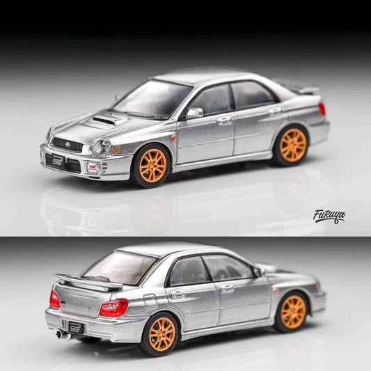 Furuya 1/64 SUBARU Impreza WRX STi GD Sedan Version 7 - Silver