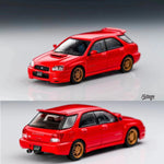 PREORDER Furuya 1/64 SUBARU Impreza WRX STi GG Wagon Version 8 - Red (Approx. Release Date: MAY 2024 and subject to the manufacturer's final decision)