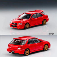 Furuya 1/64 SUBARU Impreza WRX STi GG Wagon Version 8 - Red