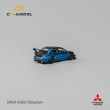 CM MODEL 1/64 Misubishi Lancer Evoix Metallic Blue Carbon CM64-EVOIX-10CR