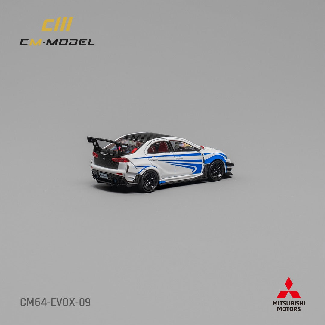 CM MODEL 1/64 Misubishi Lancer EvoX Varis White CM64-EVOX-09