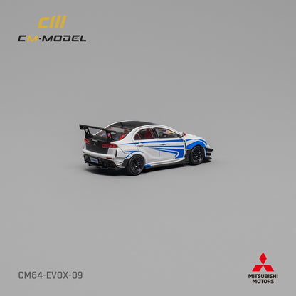 CM MODEL 1/64 Misubishi Lancer EvoX Varis White CM64-EVOX-09