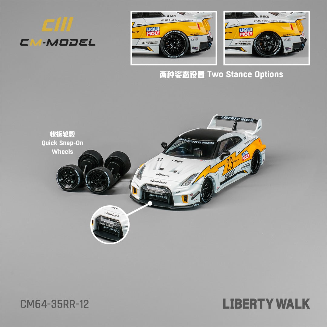 CM MODEL 1/64 Nissan LBWK GT35RR Super Silhouette No.23 CM64-35RR-12