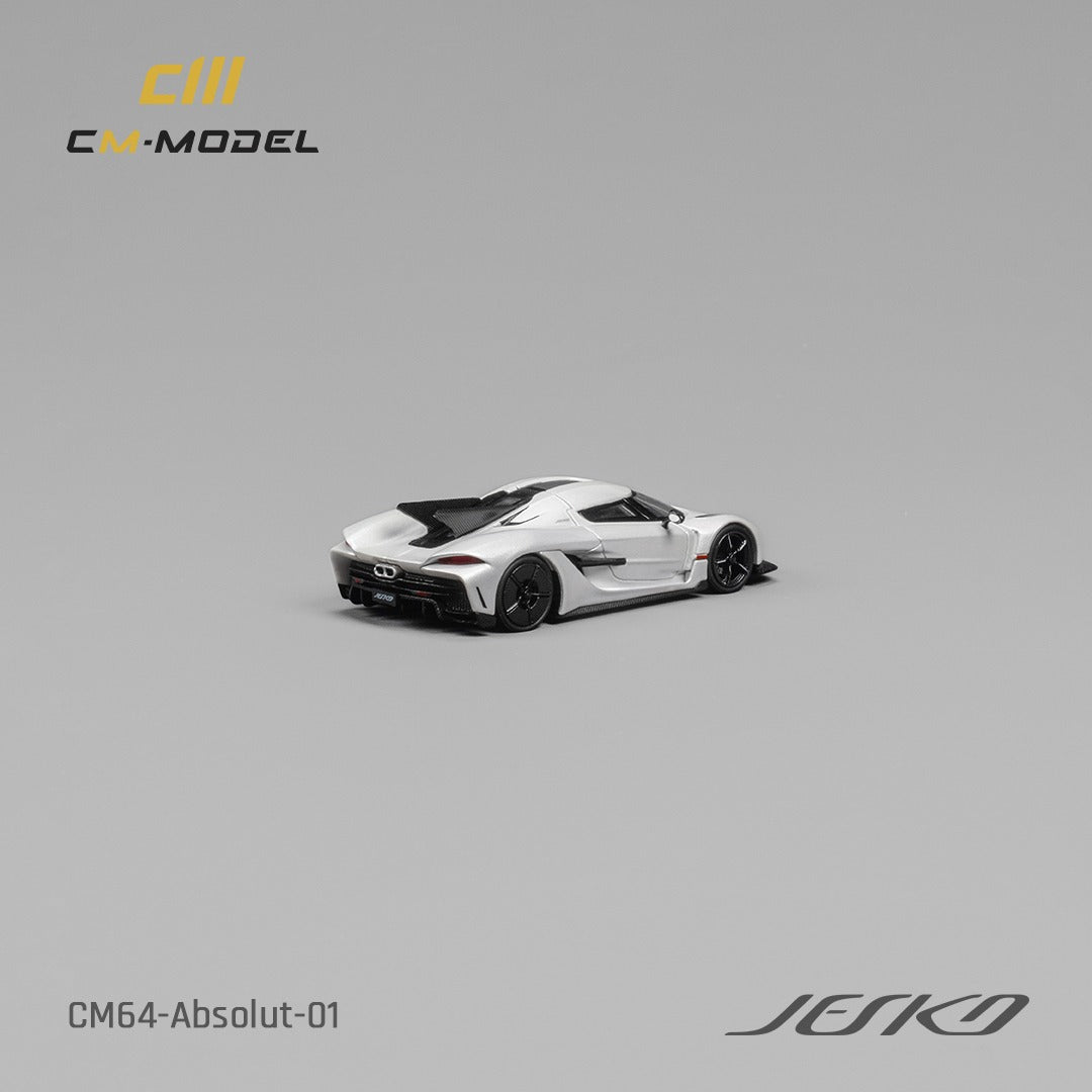 CM MODEL 1/64 Jesko Absolut White CM64-Absolut-01