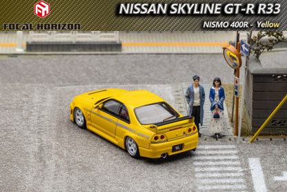 FOCAL HORIZON 1/64 Nismo 400R R33 Yellow