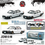 PREORDER BM Creations 1/64 Toyota Corolla 1996 AE100 -White with Black Bumper LHD 64B0364 (Approx. release in APRIL 2024 and subject to the manufacturer's final decision)