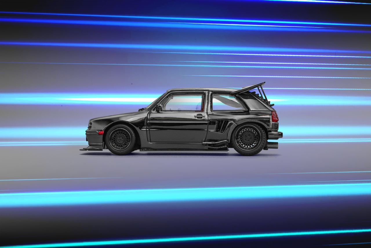 Liberty64 1/64 VW MK2 K.S Chrome Gunmetal Gray