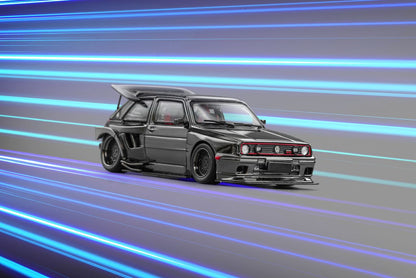 Liberty64 1/64 VW MK2 K.S Chrome Gunmetal Gray