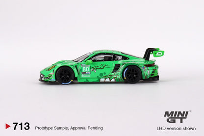 MINI GT 1/64 Porsche 911 GT3 R #80 GTD AO Racing 2023  IMSA  Sebring 12 Hrs MGT00713-L
