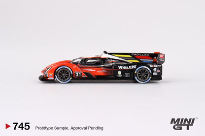 MINI GT 1/64 Cadillac V-Series.R #31  Whelen Engineering Cadillac Racing  2023 IMSA Sebring 12 Hrs Winner MGT00745-L