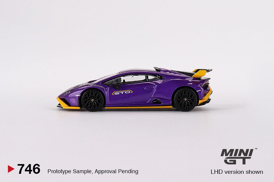 MINI GT 1/64 Lamborghini Huracán STO Viola Pasifae LHD MGT00746-L