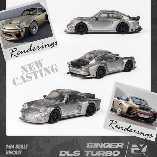 Finclassically 1/64 Singer DLS Turbo - Gold