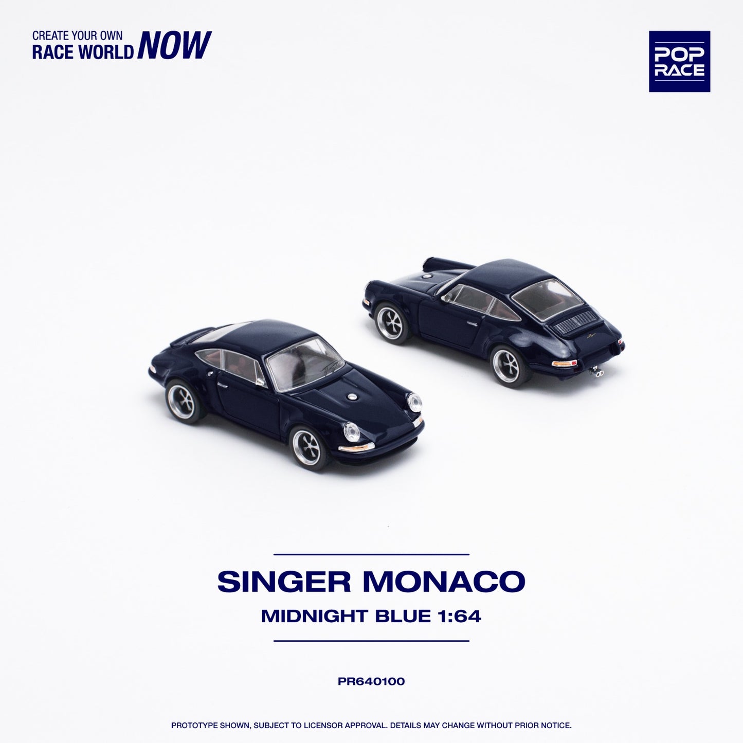 POPRACE 1/64 Singer Monaco (Midnight Blue) PR640100