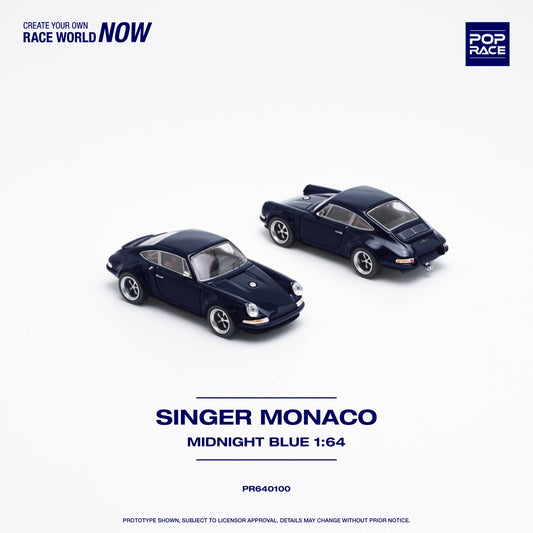 POPRACE 1/64 Singer Monaco (Midnight Blue) PR640100