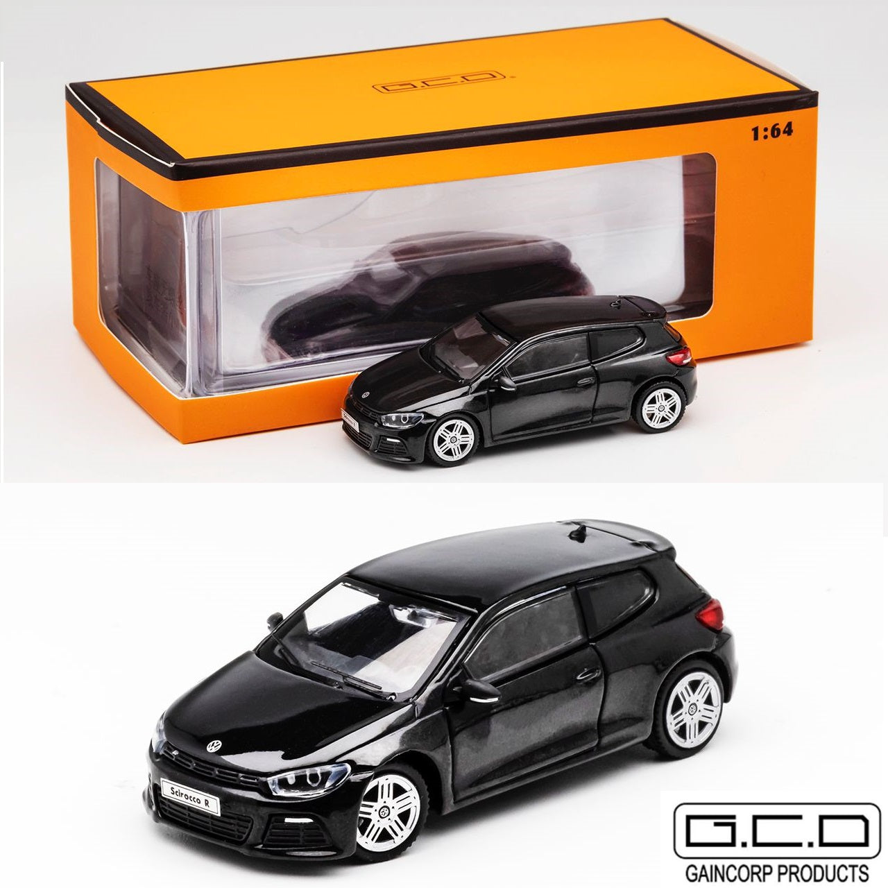 GCD 1/64 Volkswagen Scirocco R - Black KS-037-268