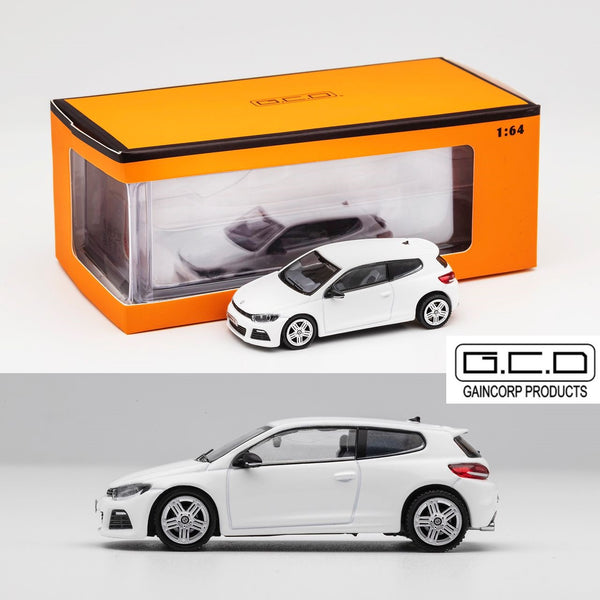 PREORDER GCD 1/64 Volkswagen Scirocco R - White KS-037-266 (Approx. Release Date: MAY 2024 and subject to the manufacturer's final decision)