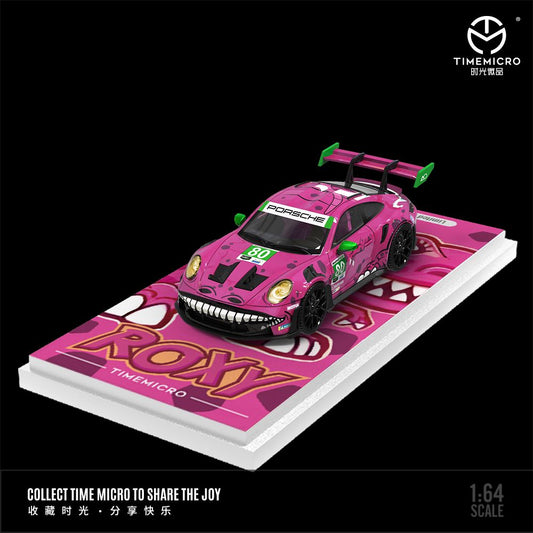 PREORDER TIME MICRO 1/64 Porsche 992 Tyrannosaurus Pink TM644616 (Approx. Release Date: JUNE 2024 and subject to the manufacturer's final decision)