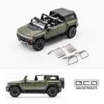 PREORDER GCD 1/64 Hummer EV SUV Green KS-049-359 (Approx. Release Date: MAY 2024 and subject to the manufacturer's final decision)