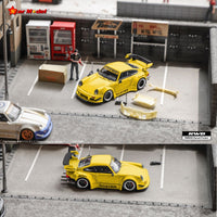 Star Model 1/64 RWB930 lkyrie Yellow with Figurine and Accessories