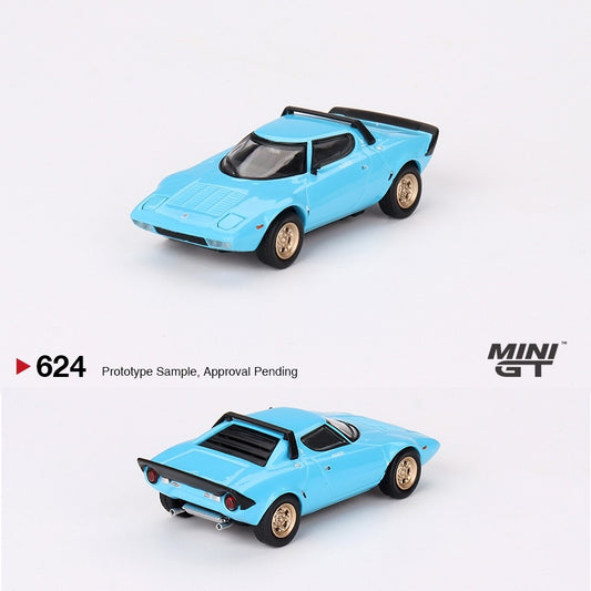 MINI GT 1/64 Lancia Stratos HF Stradale Azzuro Chiaro MGT00624-L