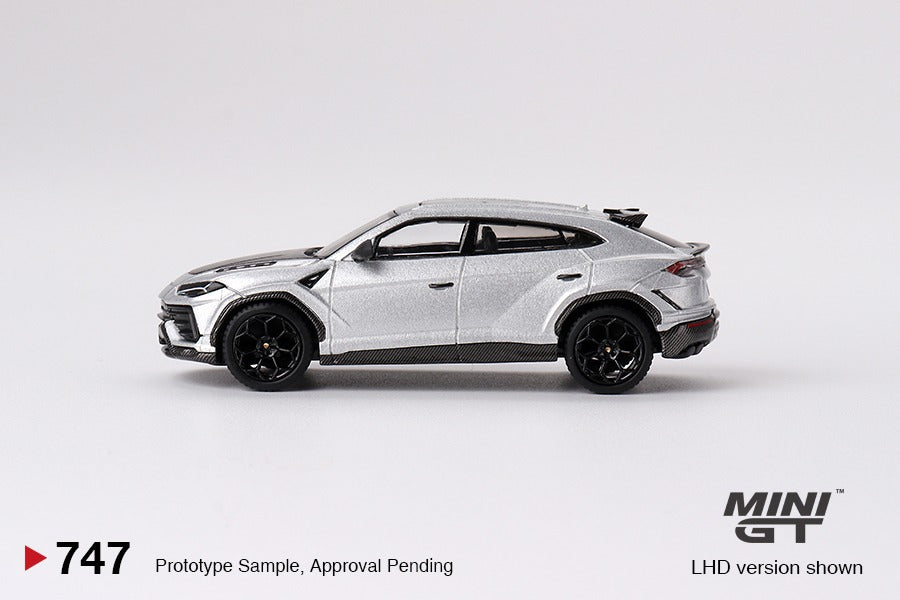 MINI GT 1/64 Lamborghini Urus Performante Grigio Nimbus LHD MGT00747-L