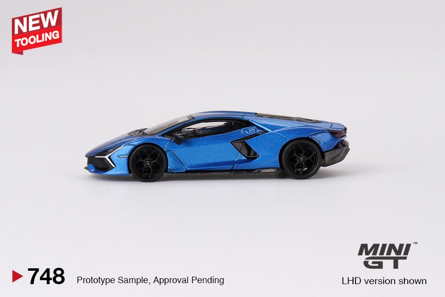 MINI GT 1/64 Lamborghini Revuelto Blu Eleos LHD MGT00748-L