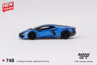 PREORDER MINI GT 1/64 Lamborghini Revuelto Blu Eleos LHD MGT00748-L (Approx. Release Date : JULY 2024 subject to manufacturer's final decision)