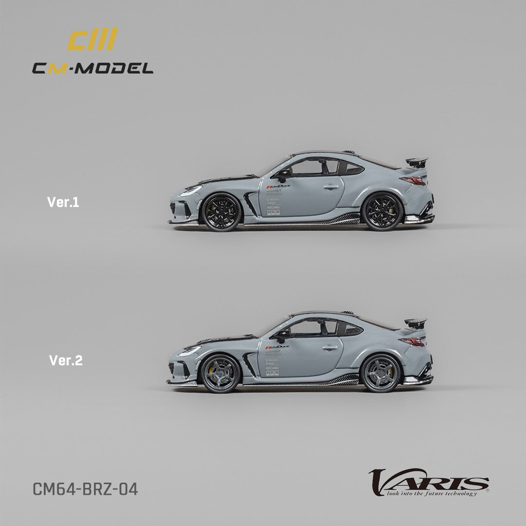 CM MODEL 1/64 Subaru BRZ Varis BRZ ARISING-1 Gray CM64-BRZ-04