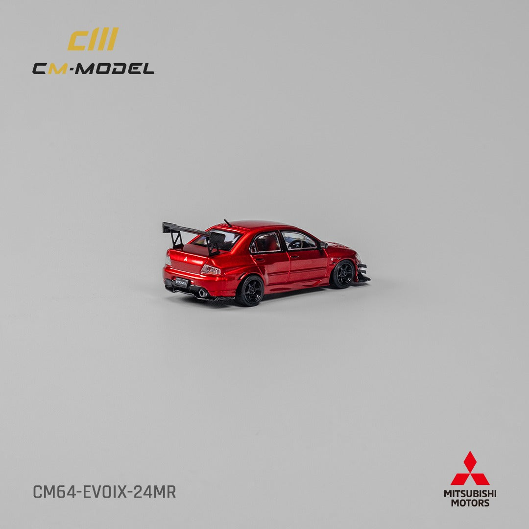 CM MODEL 1/64 Mitsubishi Lancer Evoix Metallic Red  CM64-EVOIX-24MR