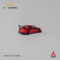 PREORDER CM MODEL 1/64 Mitsubishi Lancer Evoix Metallic Red  CM64-EVOIX-24MR (Approx. Release Date : AUGUST 2024 subject to manufacturer's final decision)