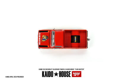 MINI GT x Kaido House 1/64 CHEVROLET SILVERADO TAMIYA X KAIDO HOUSE “CLOD BUSTER” KHMG130