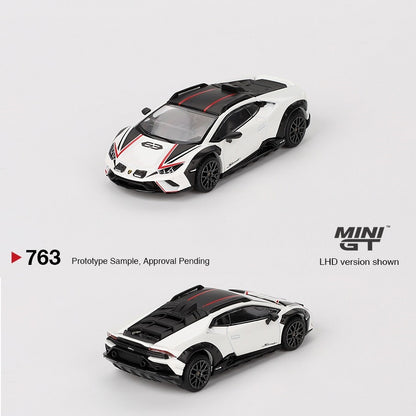 MINI GT 1/64 Lamborghini Huracán Sterrato Bianco Asopo MGT00763-L