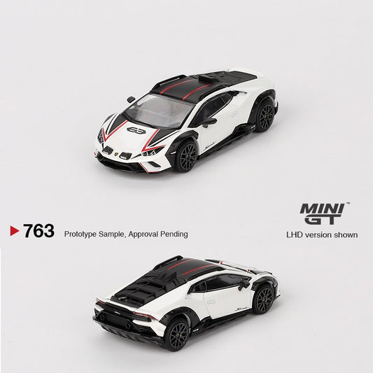 MINI GT 1/64 Lamborghini Huracán Sterrato Bianco Asopo MGT00763-L