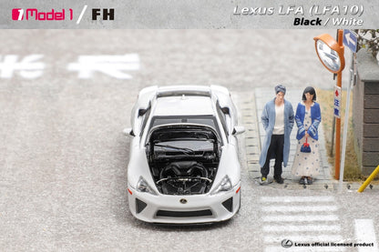 MODEL 1 x FOCAL HORIZON 1/64 Lexus LFA (LFA10) - White